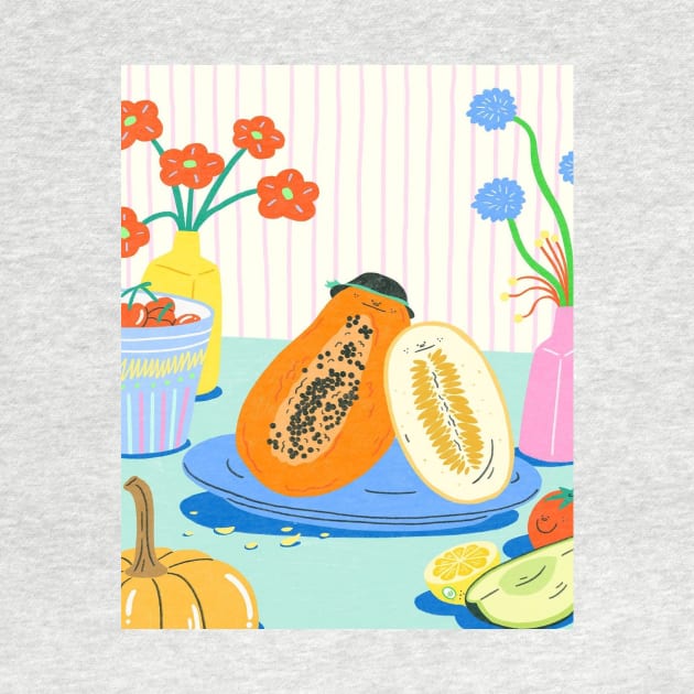 papaya by jessiewsart